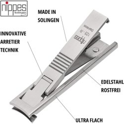 Nippes Travel Nail Clippers 8cm Stainless Steel
