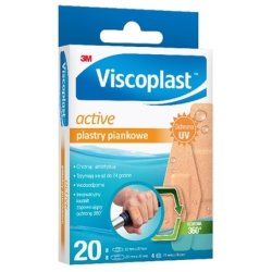 Viscoplast Active Foam Plasters 20 Pieces