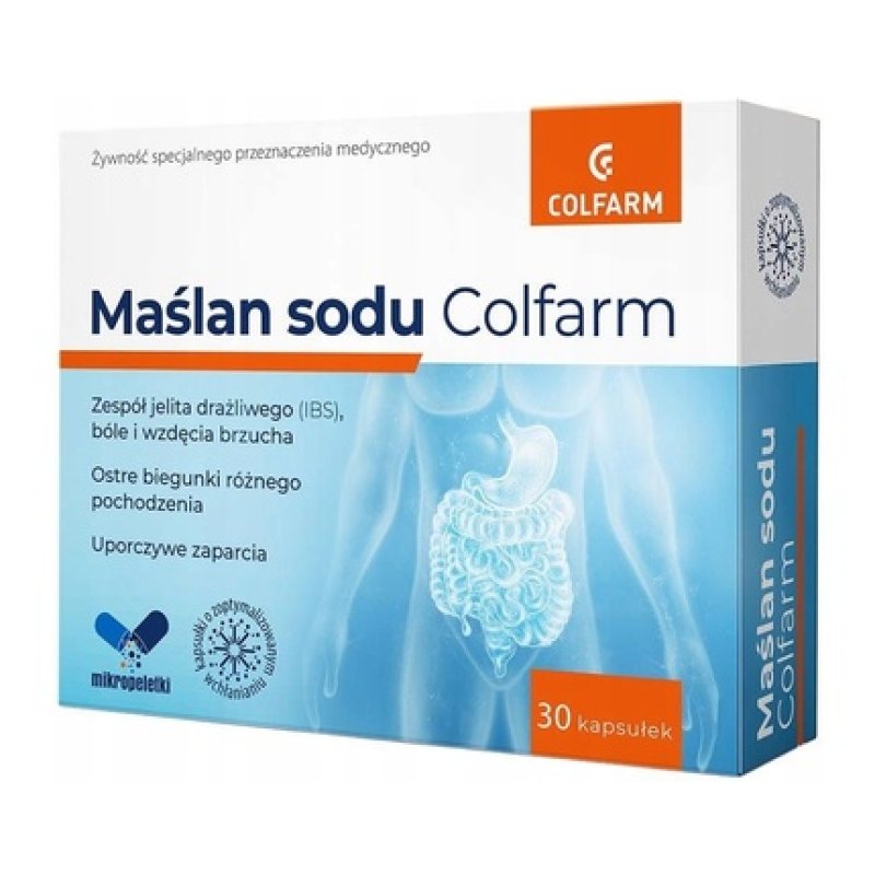 Colfarm Sodium Butyrate Supplement 30 Capsules