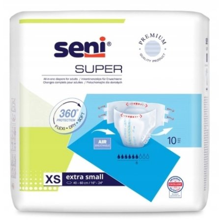 Seni Super Adult Diapers Extra Small Pack Of 10