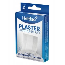 Heltiso Nonwoven Plaster For Cutting 1 M X 6 Cm 1 Package
