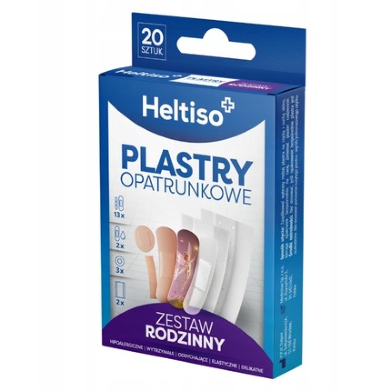 Heltiso Family Bandage Set 20 Pieces