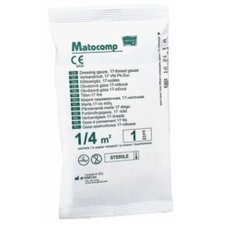 Matocomp Gaza Sterile Dressing 17 Thread 025 M2 1 Piece