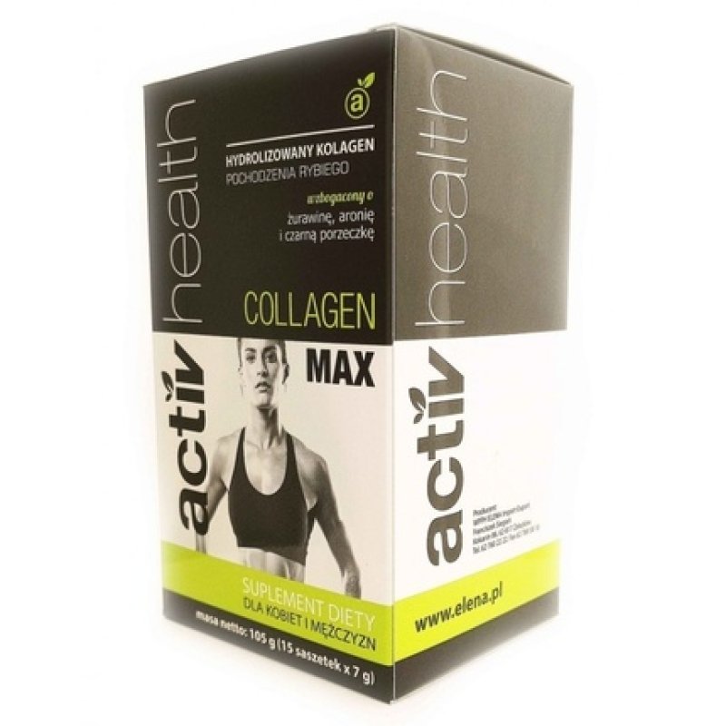 Activ Health Collagen Max Hydrolyzed Fish Collagen Dietary Supplement In Sachets 15 X 7g