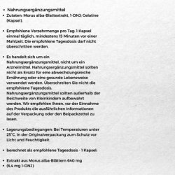 Medica Herbs White Mulberry 60 Capsules Alcohol-Free Gluten-Free