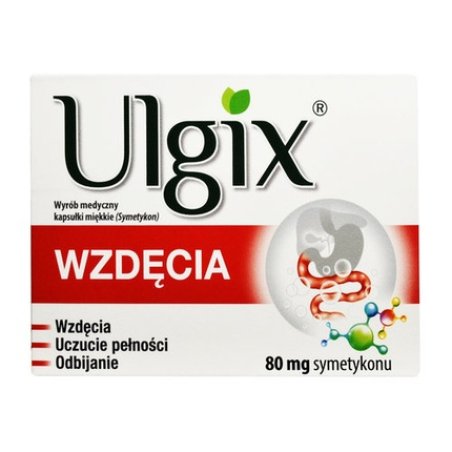 Ulgix Antibloating 80mg 100 Capsules