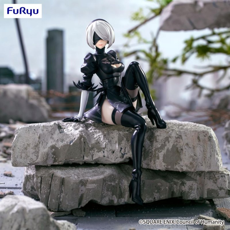 NIER AUTOMATA VER1.1A - 2B - Statuette Noodle Stopper 13cm