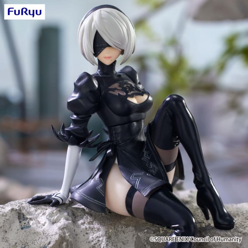NIER AUTOMATA VER1.1A - 2B - Statuette Noodle Stopper 13cm