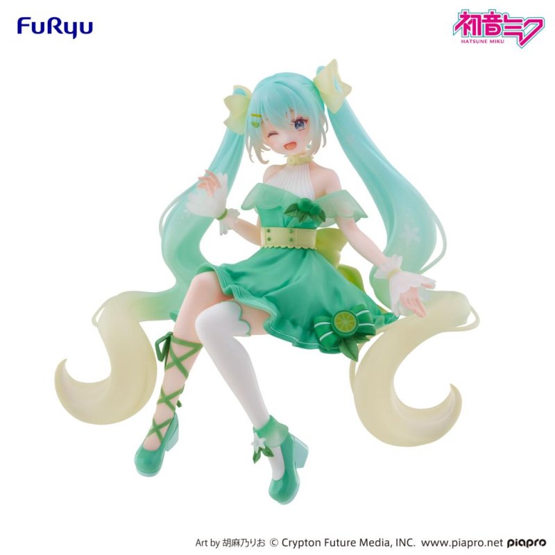 HATSUNE MIKU - Hatsune Miku "Lime" - Statuette Noodle Stopper 14cm