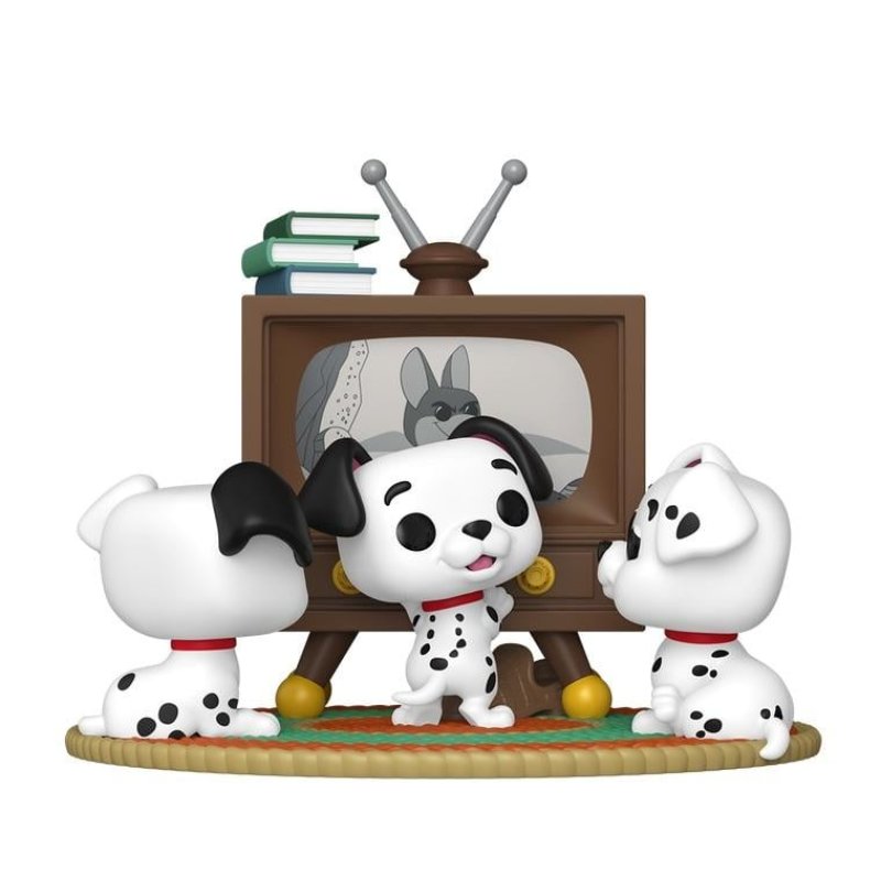 101 DALMATIENS - POP Moments N° 1664 - Rolly, Patch & Lucky avec TV