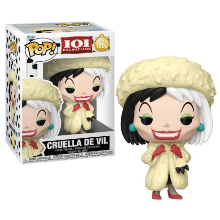101 DALMATIENS - POP Disney N° 1663 - Cruella d'Enfer avec Chase