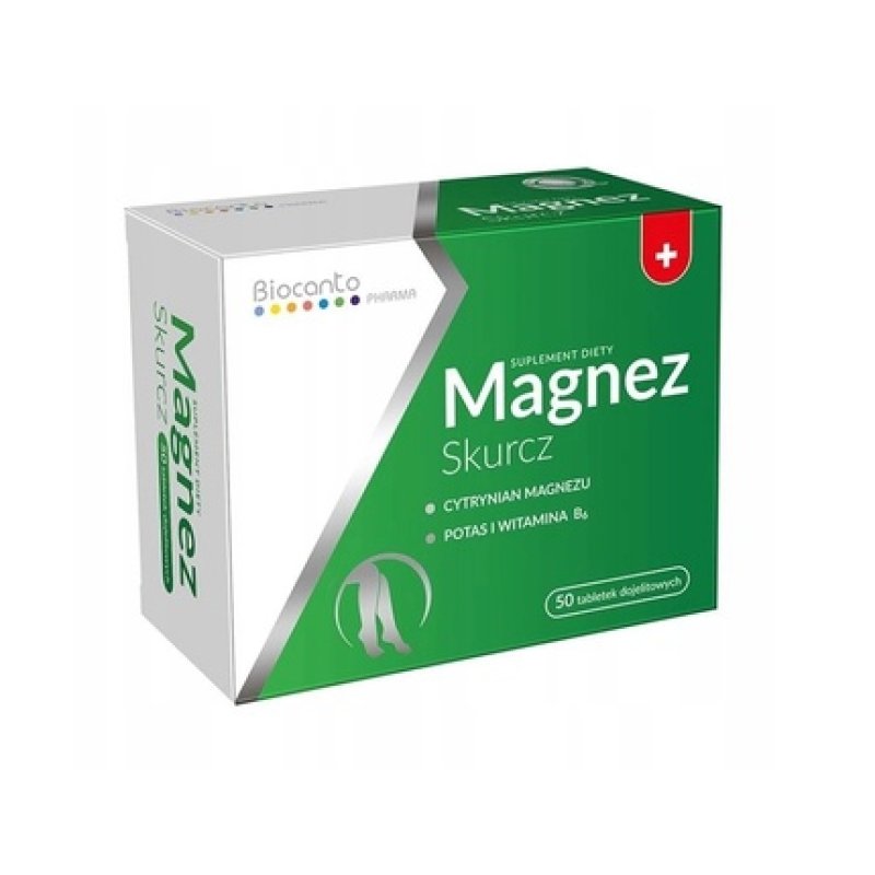 Biocanto Magnesium Cramp Relief Supplement 50 Tablets