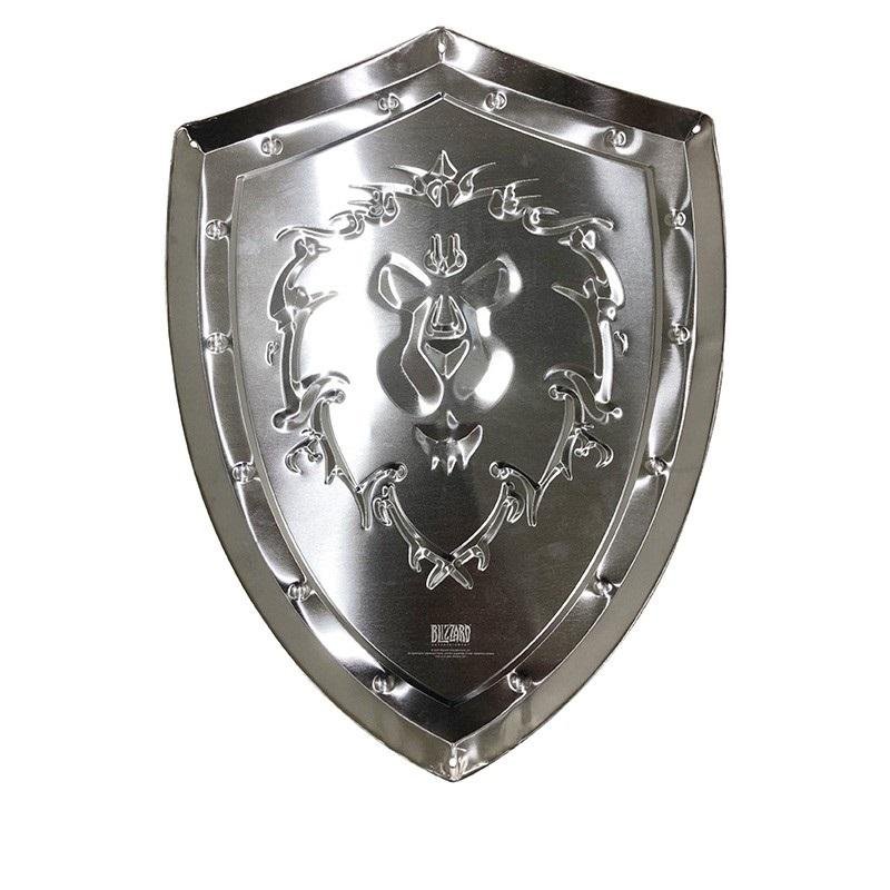 WORLD OF WARCRAFT - Bouclier Alliance - Plaque métal '25x35cm'