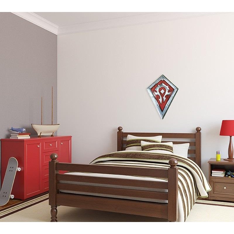 WORLD OF WARCRAFT - Bouclier Horde - Plaque métal '25x35cm'