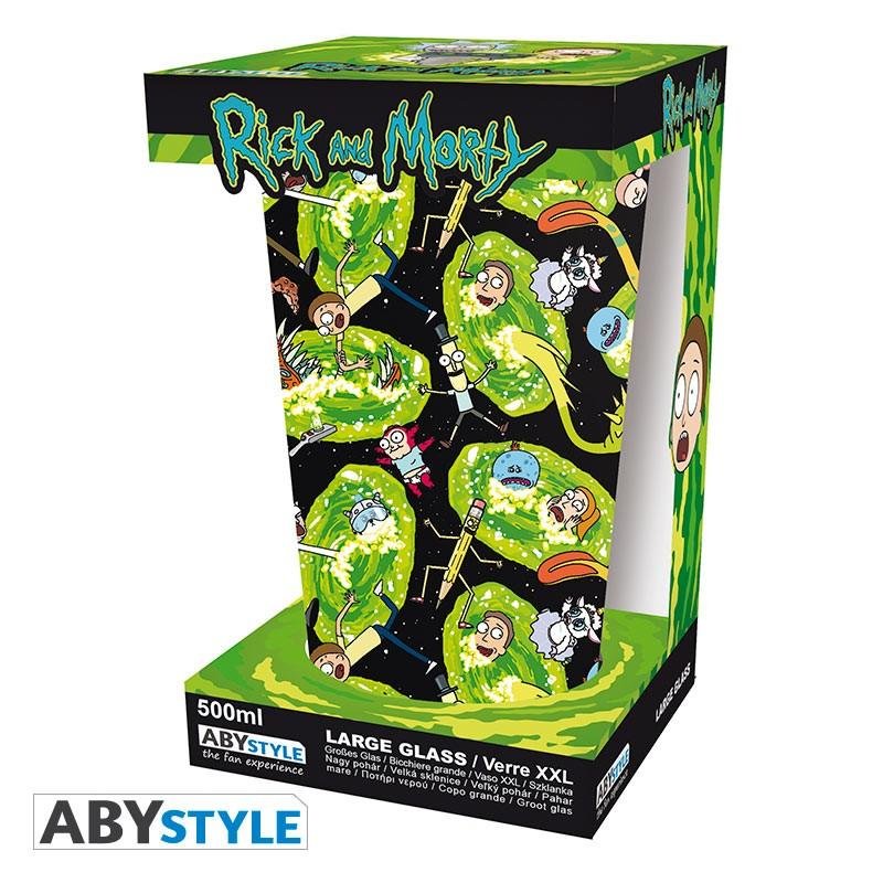 RICK & MORTY - Verre XXL 400ml - Portails