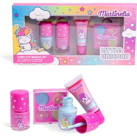 Martinelia Unicorn Complete Makeup Set with 2 Paints and 4 Eyeshadows