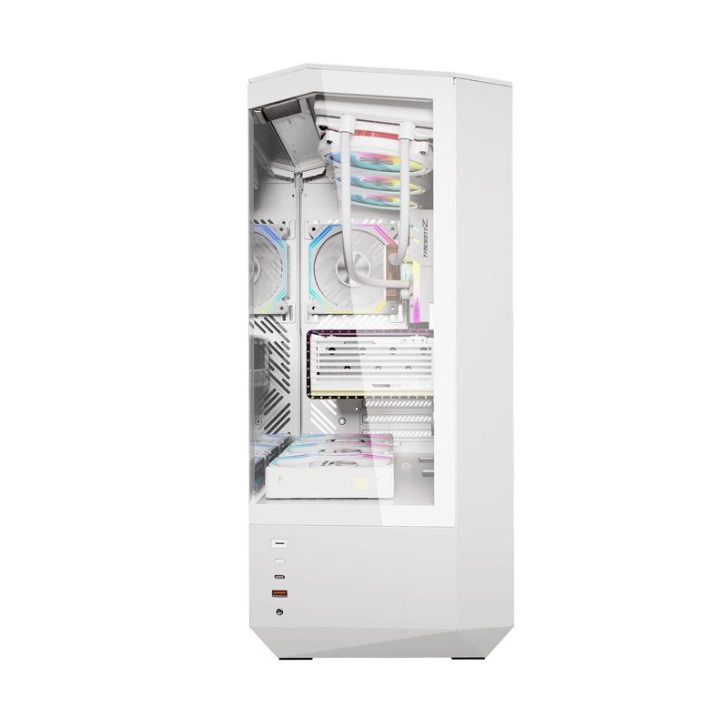 Darkflash DY460 computer case (White) 4 ARGB fans