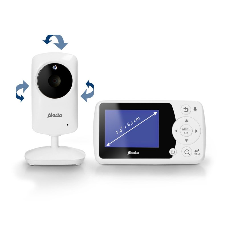 Alecto DVM-64 video baby monitor White