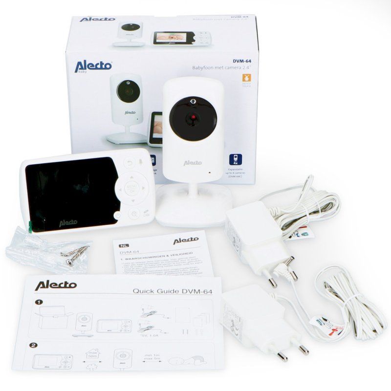 Alecto DVM-64 moniteur vidéo pour bébé Blanc