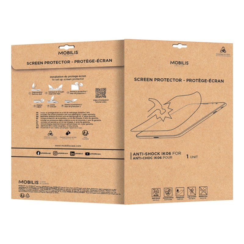 Mobilis 036369 protection d'écran de tablette Protection d'écran transparent Microsoft 1 pièce(s)