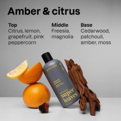 Attitude Shower Gel Body Wash for Men with 98% Natural Origin Ingredients - Paraben Free