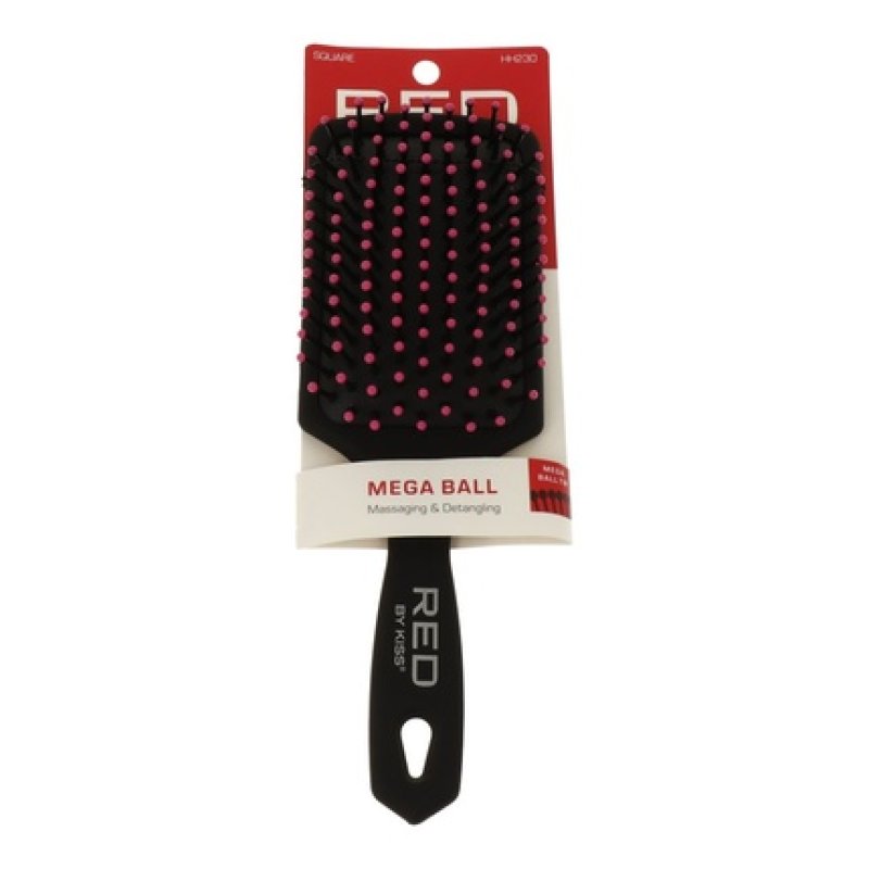 Red Kiss Square Detangling Brush