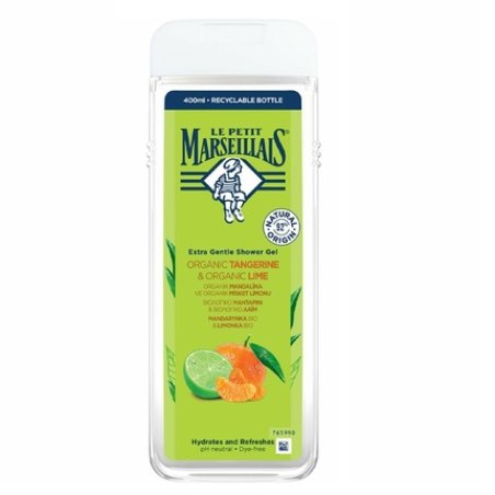 Le Petit Marseillais Extra Gentle Shower Cream Organic Tangerine & Organic Lime 400ml