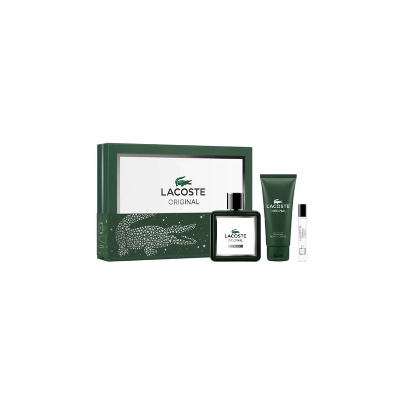 Lacoste Lacoste Original Eau De Parfum Spray 100ml Set 3 Pieces