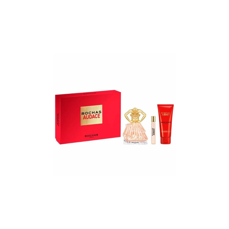 Rochas Rochas Audace Eau De Parfum Spray Set 3 Pieces 90ml