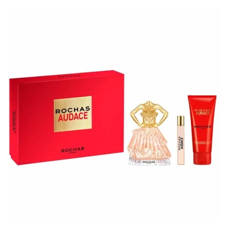 Rochas Rochas Audace Eau De Parfum Spray Set 3 Pieces 90ml