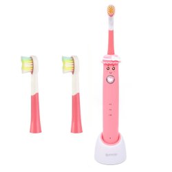HI-TECH MEDICAL ORO-SONIC KIDS GIRL Enfant Brosse à dents à ultrasons Rose, Jaune