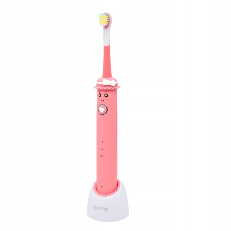 HI-TECH MEDICAL ORO-SONIC KIDS GIRL Enfant Brosse à dents à ultrasons Rose, Jaune