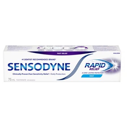 Sensodyne Rapid Relief Toothpaste For Sensitive Teeth 75ml