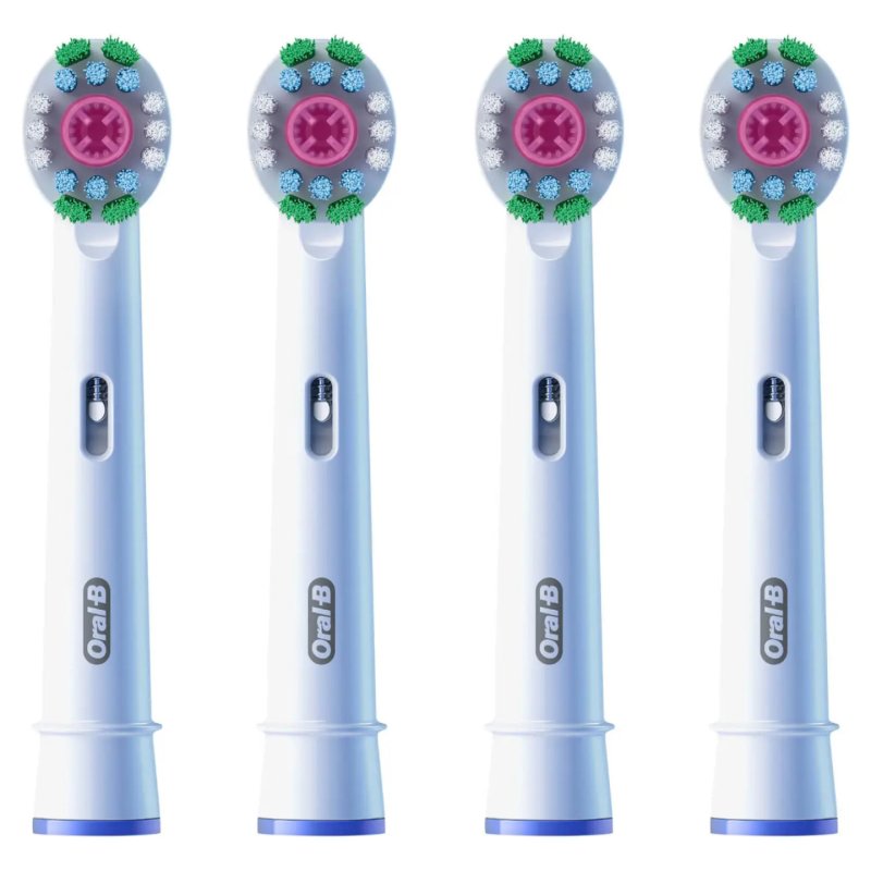 Oral-B 3D White 4 pièce(s) Blanc