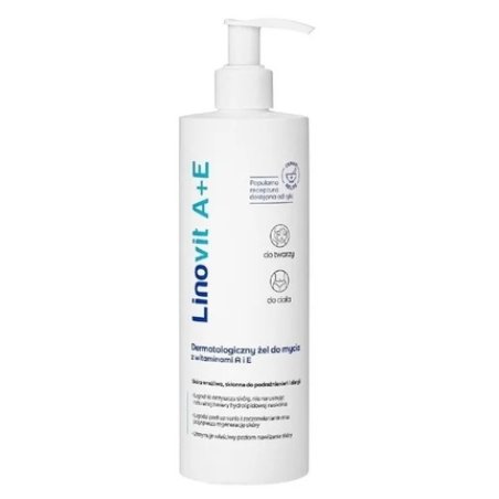 Zioolek Linovit Ae Dermatological Cleansing Gel With Vitamins A And E 400ml