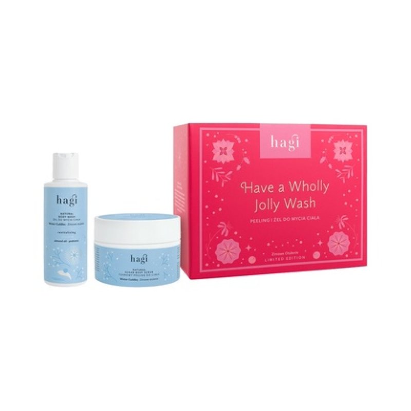 Hagi Have A Wholly Jolly Wash Body Peeling Winter Embrace 200ml Body Gel Winter Embrace 150ml