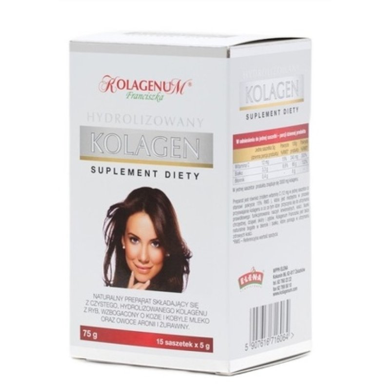 Elena Hydrolyzed Collagen Silver Dietary Supplement In Sachets 15 X 5g