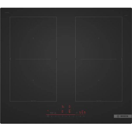 Bosch PVQ61CHB1E plaque Noir Intégré 59.2 cm Plaque avec zone à induction 4 zone(s)