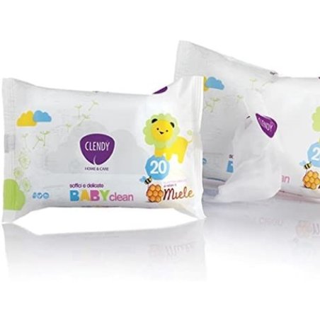 Baby Clean Honey Wipes 20 Count