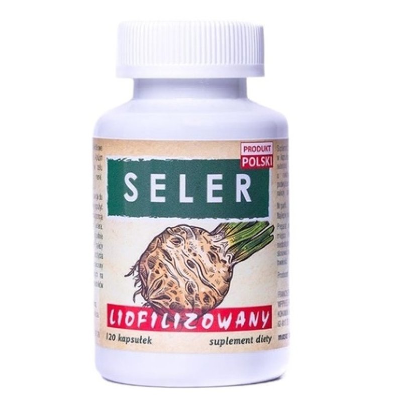 Elena Freezedried Celery Juice Dietary Supplement 120 Capsules