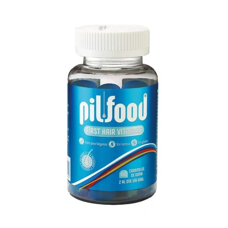 Pilfood Pilfood First Hair Vitamins 60 Gummies Hair Vitamins For Healthy Hair