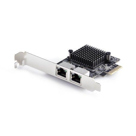 StarTech.com 2-Port 5G Gigabit PCIe Network Adapter Card, 5G/2.5G/1G/100M/10M PCI Express LAN Card, Realtek RTL8126,