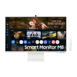 SMART MONITOR M8 - M80F 32IN IA - WHITE 32IN FLAT UHD 4K 3840X21