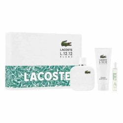 Lacoste Lacoste L 12 12 Blanc Eau De Toilette Spray 100ml Set 3 Pieces