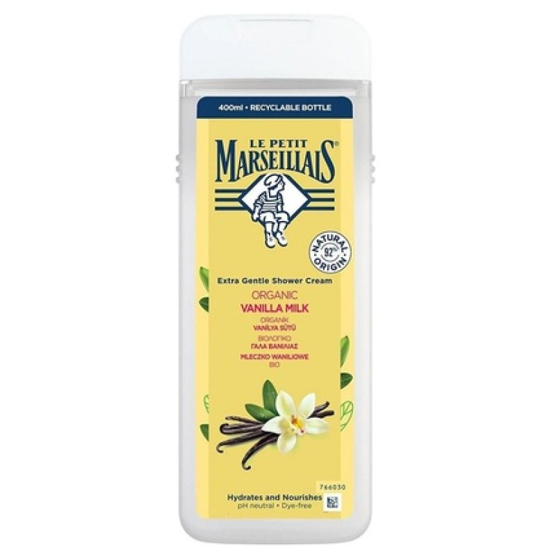 Le Petit Marseillais Organic Vanilla Milk Shower Gel 400ml