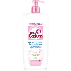 Bébé Cadum Organic Sweet Almond Oil Body and Hair Cleansing Gel for Baby