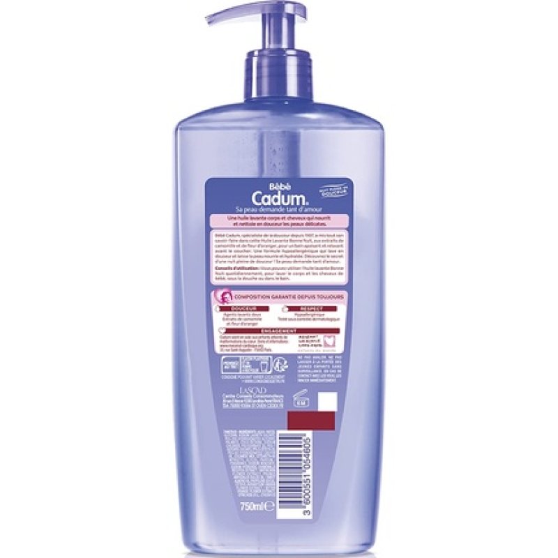 Cadum Baby Oil for Body and Hair