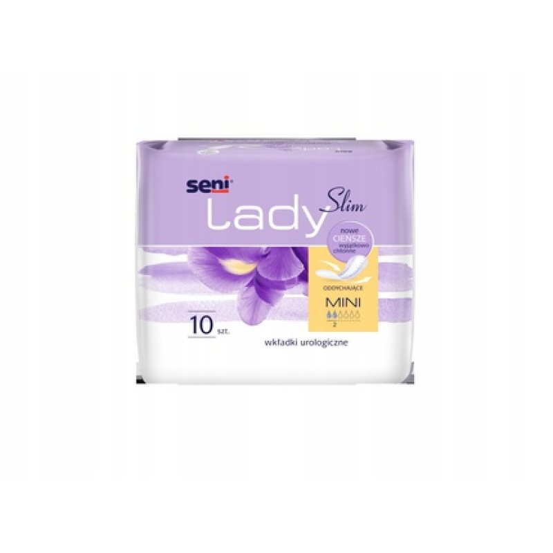 Seni Women's Ultrathin Mini Urological Pads 10 Pack