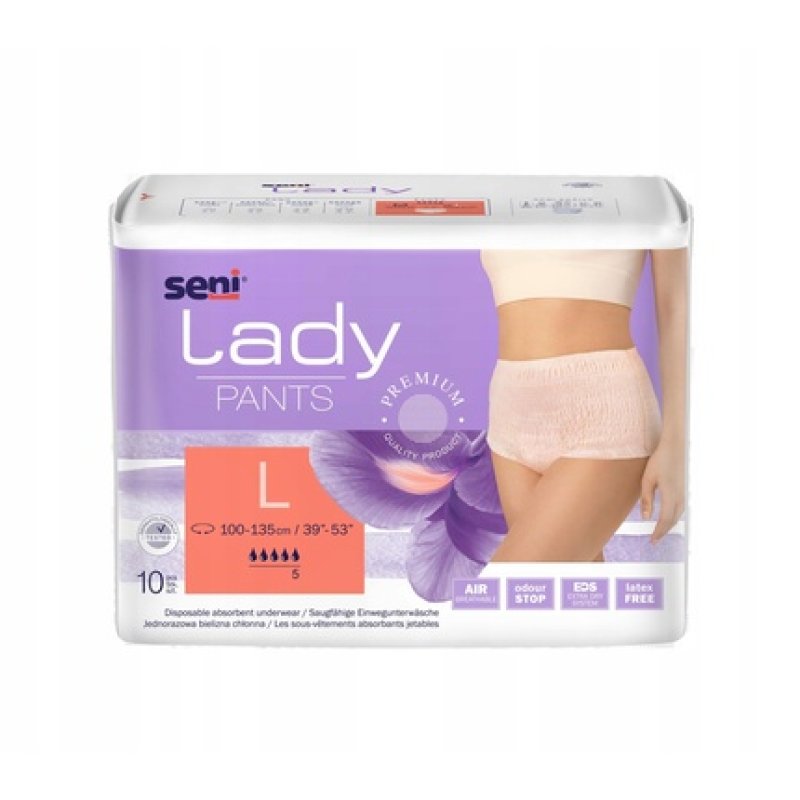 Seni Lady Incontinence Pants Large 10 Pieces