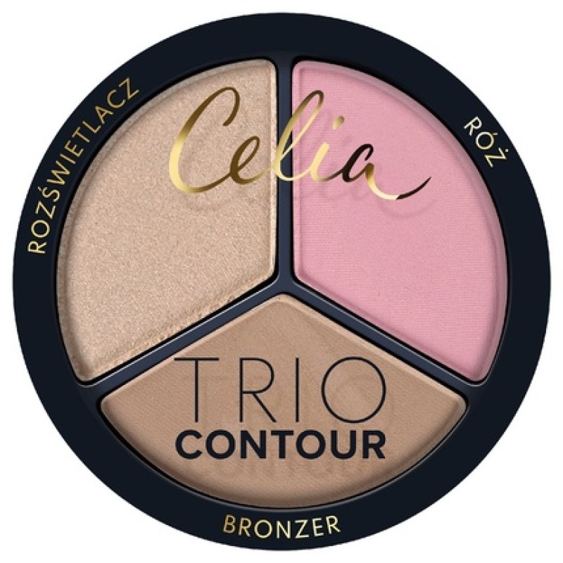 Celia Trio Contour Face Contouring Powder Set 01 8g